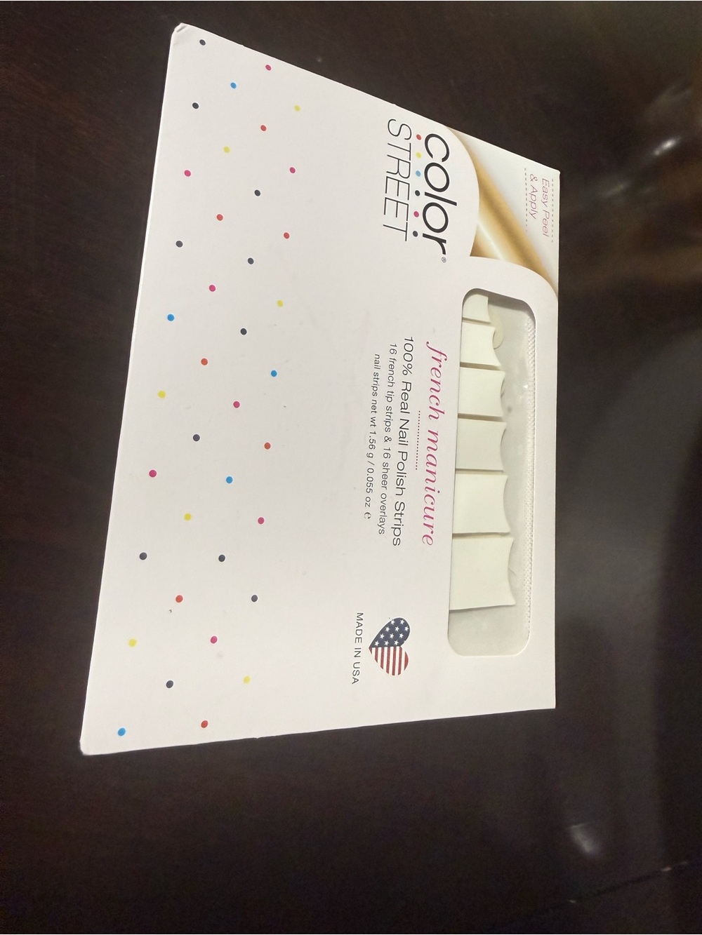 Color Street French Manicure Nail Strips in meet me in paris